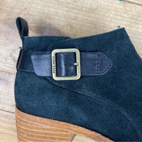 Kork-Ease Mesa Black‎ Suede Bootie - Women's Size 8 - Picture 11 of 14